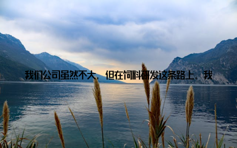 我们公司虽然不大, 但在饲料研发这条路上, 我们可是专注得很呢! 我们的目标很简单, 就是助力我国畜牧业的绿色发展, 让我们的土地更加肥沃, 让我们的动物朋友生活得更加健康记得我刚加入公司的时候, 对饲料研发一窍不通