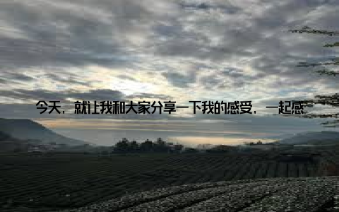 今天, 就让我和大家分享一下我的感受, 一起感受这份喜悦吧记得刚进入这个行业的时候, 我对畜牧业的未来发展充满了疑问